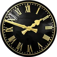 Northwich Outdoor Clock Service dark dial